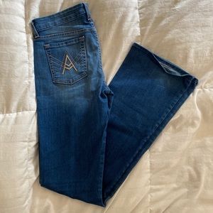 7 for all mankind flare leg jeans